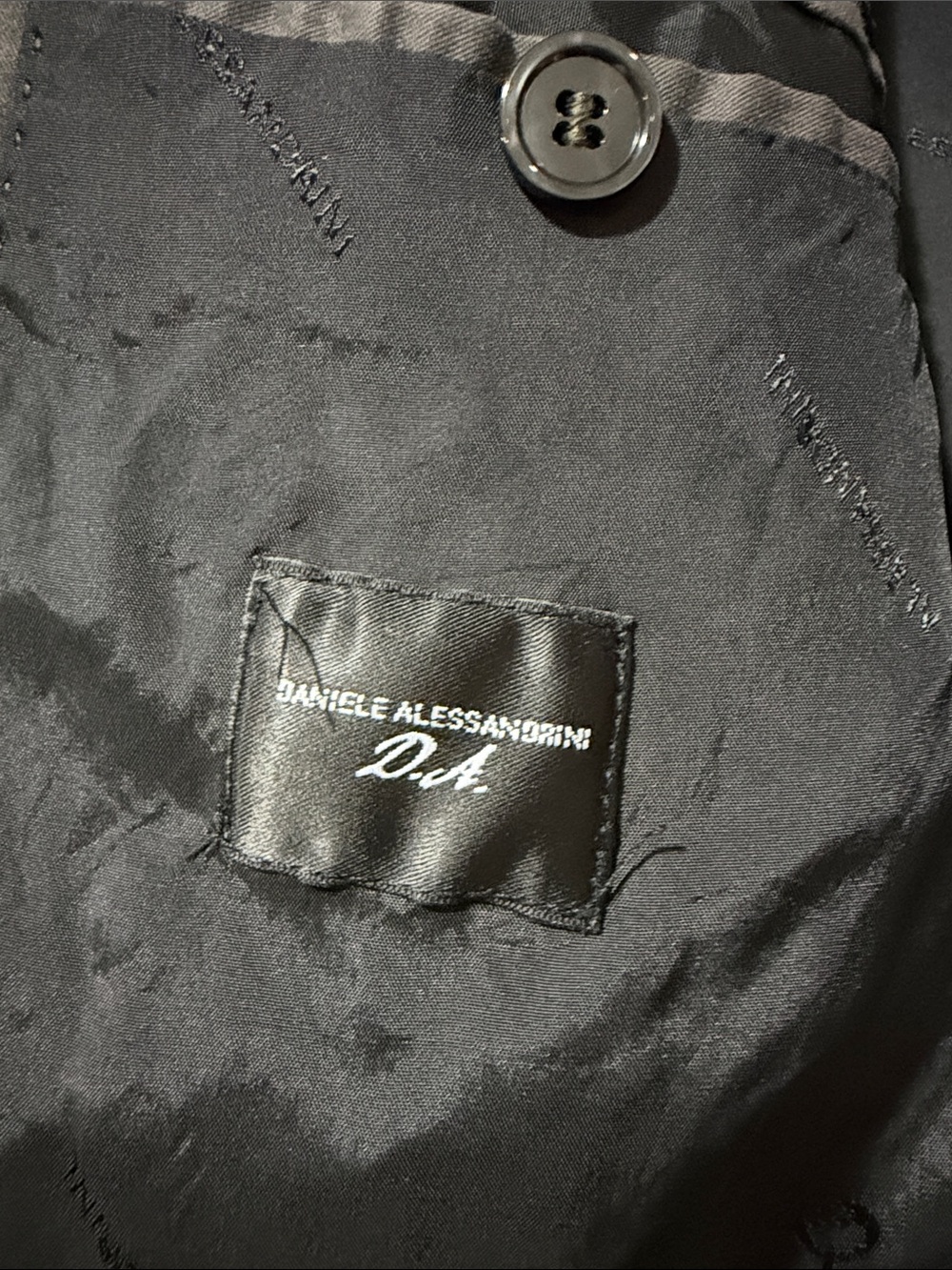 ($300) Daniele Alessandrini Men's Slate Gray Field Jacket - Picture 6 of 7